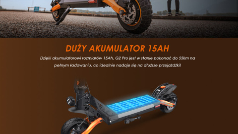 Hulajnoga elektryczna KuKirin G2 Pro Hulajnoga elektryczna KuKirin G2 Pro