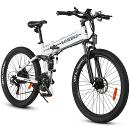 Rower elektryczny Samebike LO26-II-FT-YD-WH