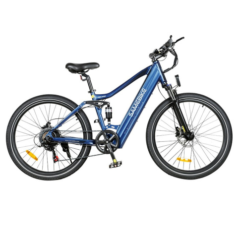 SAMEBIKE XD26-II elektryczny rower hybrydowy - Niebieski SAMEBIKE XD26-II elektryczny rower hybrydowy - Niebieski