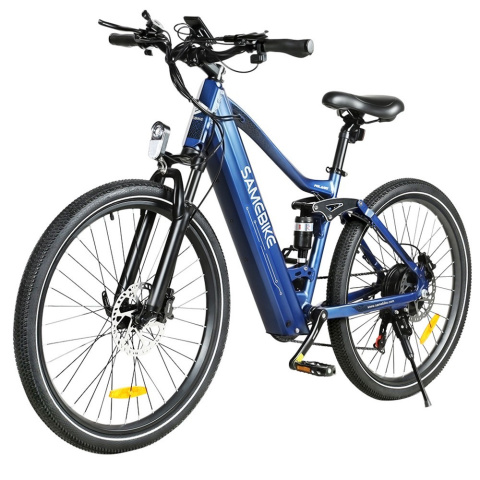 SAMEBIKE XD26-II elektryczny rower hybrydowy - Niebieski SAMEBIKE XD26-II elektryczny rower hybrydowy - Niebieski