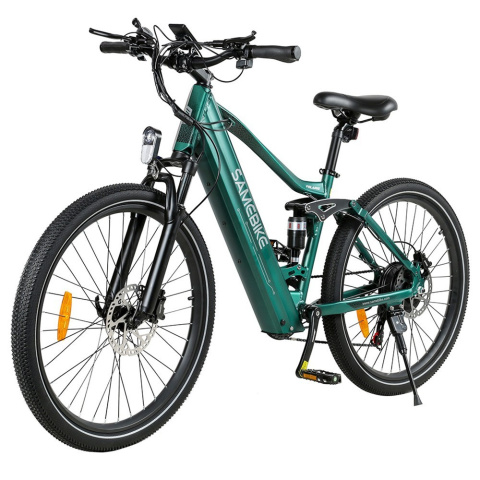 SAMEBIKE XD26-II elektryczny rower hybrydowy - Zielony SAMEBIKE XD26-II elektryczny rower hybrydowy - Zielony