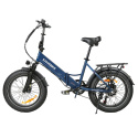 SAMEBIKE LOTDM200-II-FT elektryczny składany rower górski - Niebieski