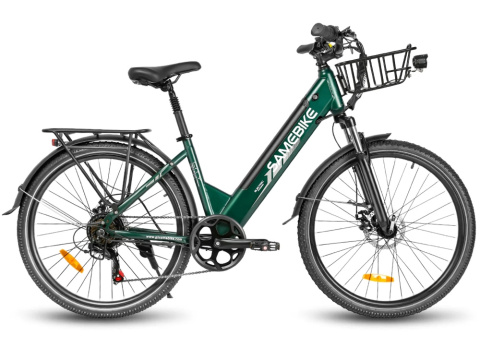 SAMEBIKE RS-A01 Pro-T elektryczny rower miejski - Zielony SAMEBIKE RS-A01 Pro-T elektryczny rower miejski - Zielony