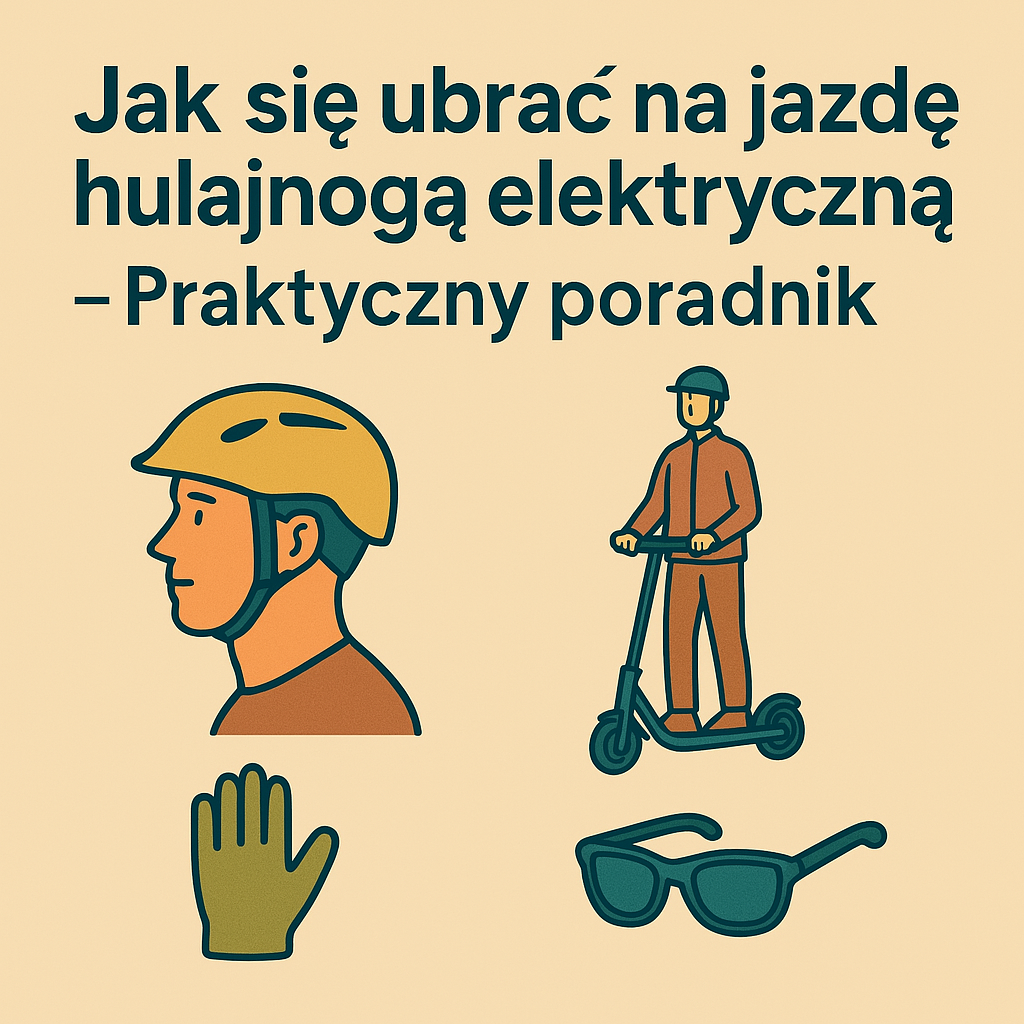 Jak się ubrać na jazdę hulajnogą elektryczną? – Praktyczny poradnik